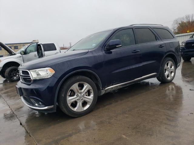 1C4RDHDG8EC382835 - 2014 DODGE DURANGO LIMITED BLUE photo 1