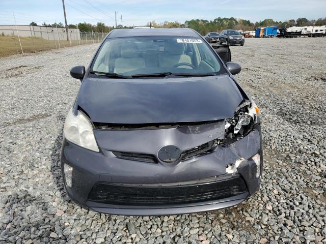 JTDKN3DU2C1591682 - 2012 TOYOTA PRIUS GRAY photo 5