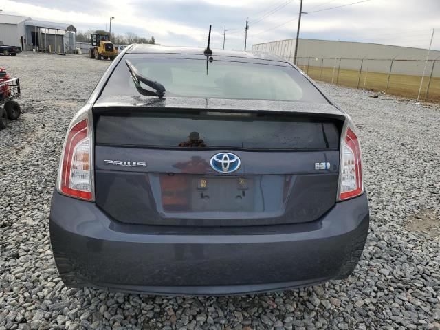 JTDKN3DU2C1591682 - 2012 TOYOTA PRIUS GRAY photo 6