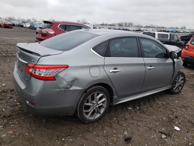 3N1AB7AP9EY283131 - 2014 NISSAN SENTRA S GRAY photo 3