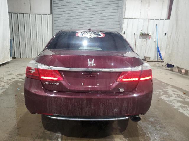 1HGCR2F87EA107917 - 2014 HONDA ACCORD EXL BURGUNDY photo 6