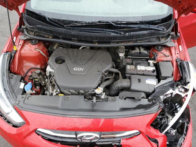 KMHCT4AE3FU868092 - 2015 HYUNDAI ACCENT GLS RED photo 11