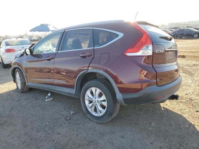 5J6RM4H72CL042574 - 2012 HONDA CR-V EXL RED photo 2