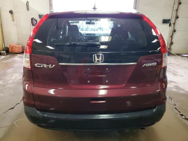 5J6RM4H73DL035148 - 2013 HONDA CR-V EXL BURGUNDY photo 6