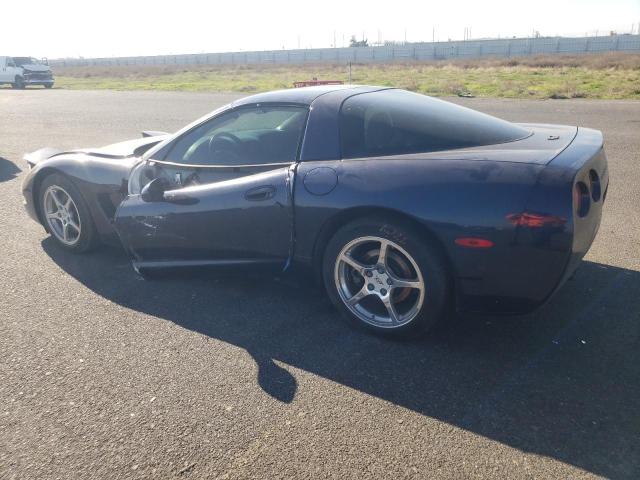 1G1YY22G315113553 - 2001 CHEVROLET CORVETTE BLUE photo 2