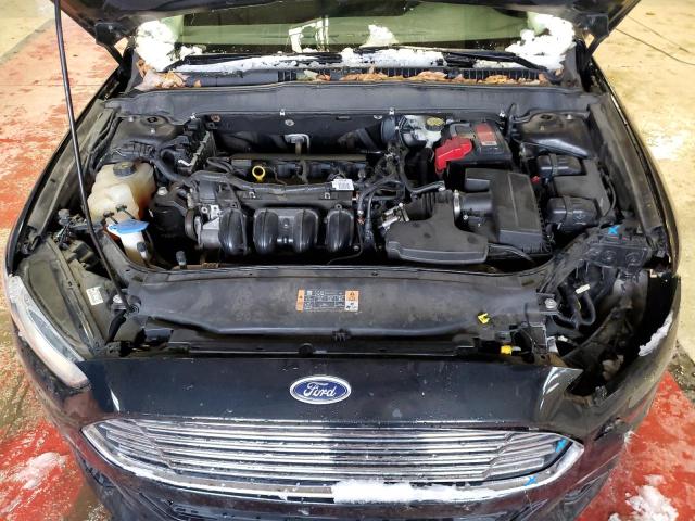 3FA6P0H73DR358258 - 2013 FORD FUSION SE BLACK photo 11