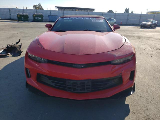 1G1FB3DX7J0123351 - 2018 CHEVROLET CAMARO LT RED photo 5