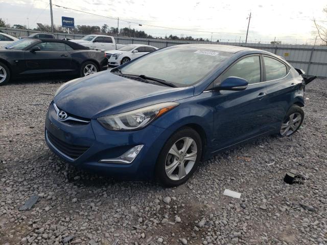 KMHDH4AE4GU621672 - 2016 HYUNDAI ELANTRA SE BLUE photo 1