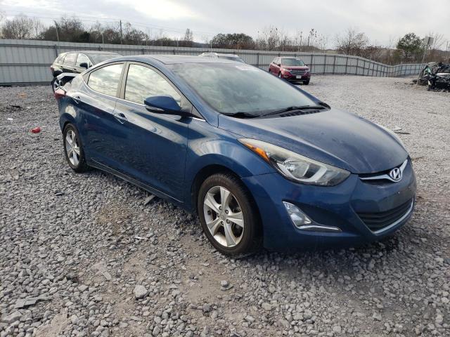 KMHDH4AE4GU621672 - 2016 HYUNDAI ELANTRA SE BLUE photo 4