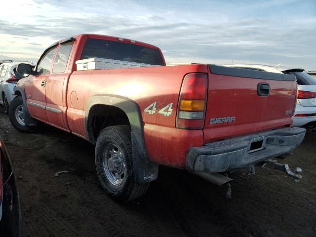 1GTGK29U83Z219282 - 2003 GMC NEW SIERRA K2500 RED photo 2