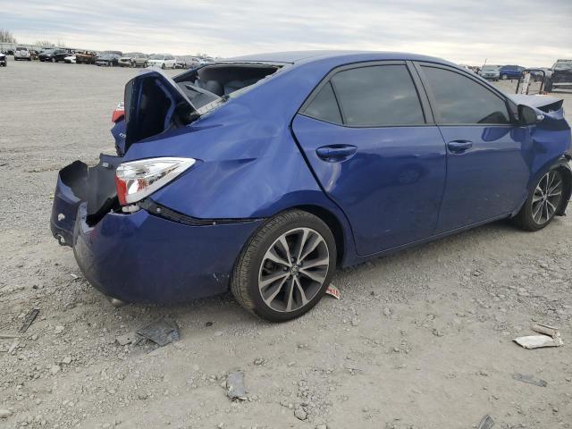 2T1BURHEXKC170571 - 2019 TOYOTA COROLLA L BLUE photo 3