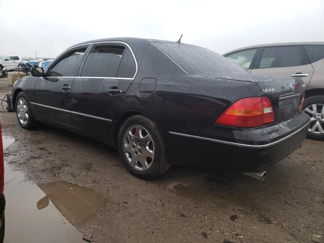 JTHBN30F010046668 - 2001 LEXUS LS 430 BLACK photo 2