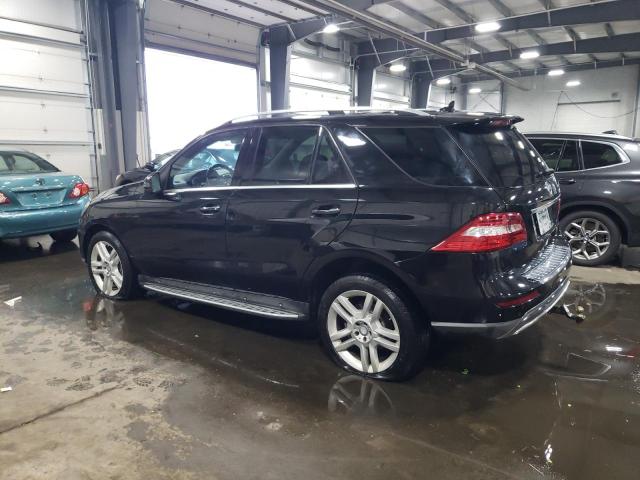 4JGDA5HB8DA245092 - 2013 MERCEDES-BENZ ML 350 4MATIC BLACK photo 2