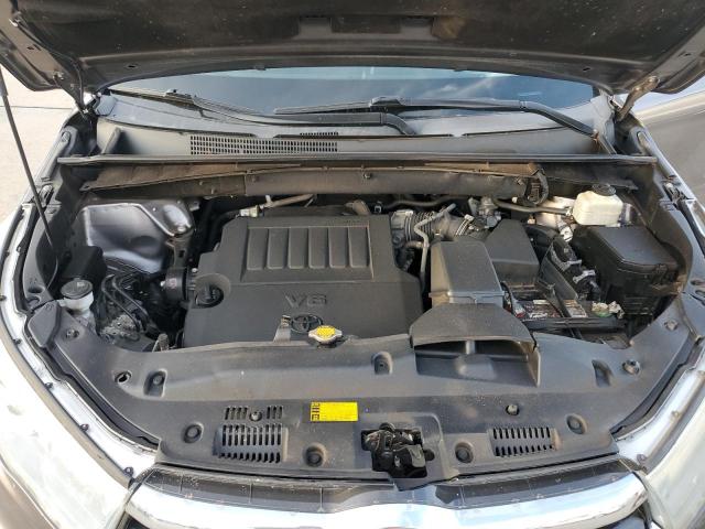 5TDKKRFH5FS039354 - 2015 TOYOTA HIGHLANDER XLE Boz foto 12