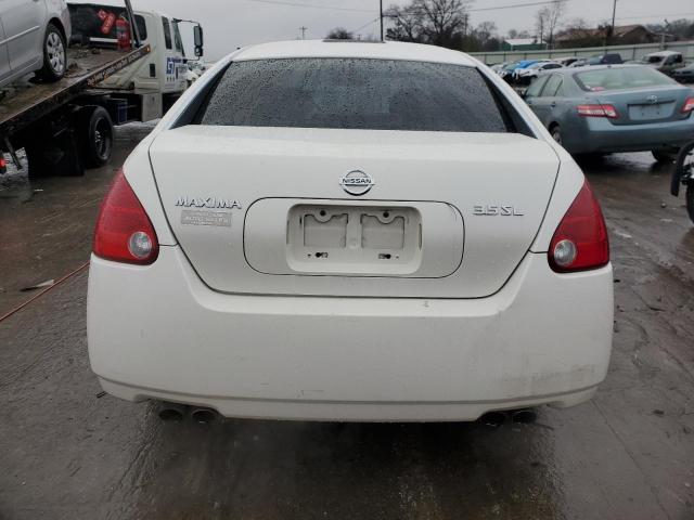 1N4BA41E66C855127 - 2006 NISSAN MAXIMA SE WHITE photo 6