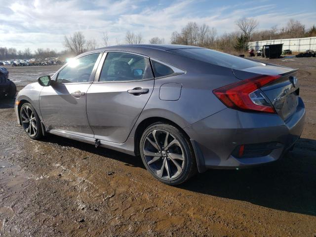 2HGFC2F83LH548070 - 2020 HONDA CIVIC SPORT GRAY photo 2