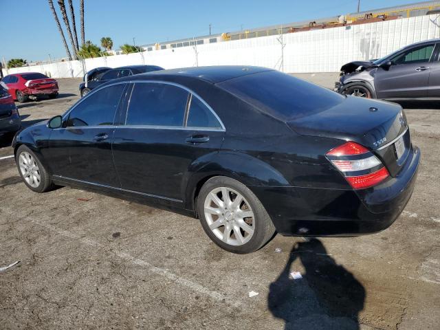 WDDNG71X67A079674 - 2007 MERCEDES-BENZ S 550 BLACK photo 2