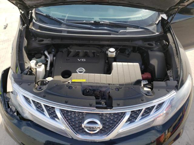 JN8AZ1MU1EW408058 - 2014 NISSAN MURANO S BLACK photo 12