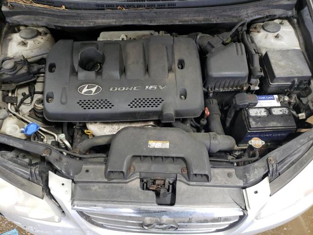 KMHDU46D07U149739 - 2007 HYUNDAI ELANTRA GLS SILVER photo 11