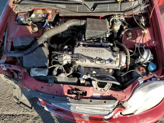 1HGEJ6673XL042263 - 1999 HONDA CIVIC LX RED photo 11