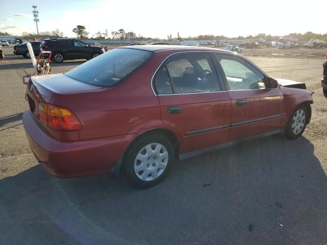 1HGEJ6673XL042263 - 1999 HONDA CIVIC LX RED photo 3