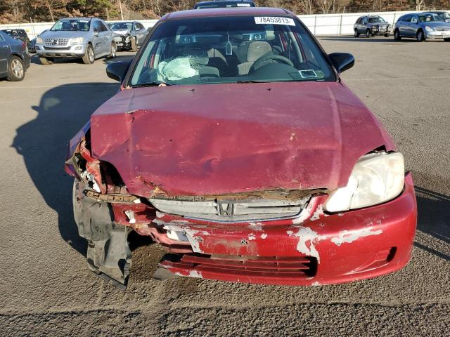 1HGEJ6673XL042263 - 1999 HONDA CIVIC LX RED photo 5