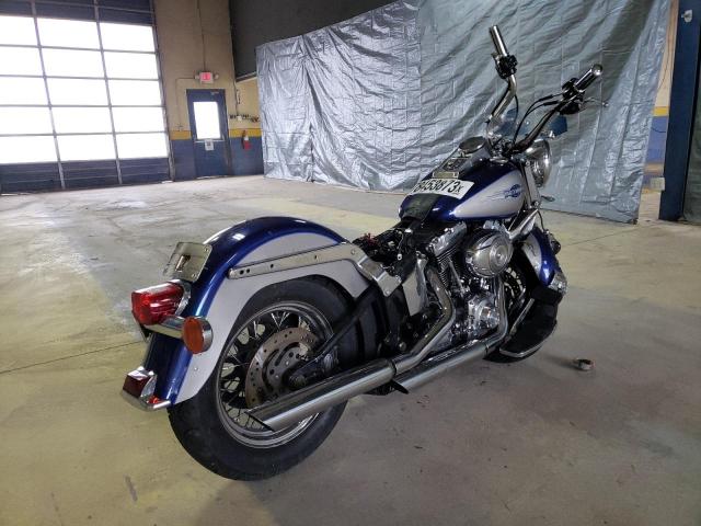 1HD1BW5187Y055566 - 2007 HARLEY-DAVIDSON FLSTC BLUE photo 4