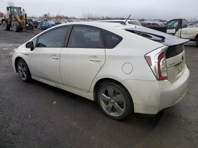 JTDKN3DUXD5595005 - 2013 TOYOTA PRIUS WHITE photo 2