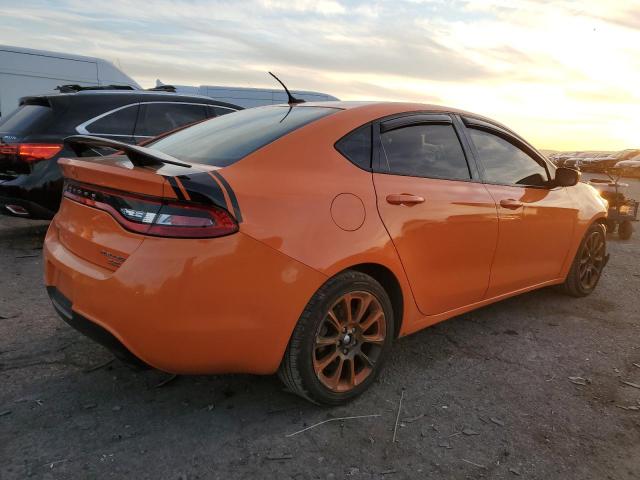 1C3CDFBB8ED677644 - 2014 DODGE DART SXT ORANGE photo 3