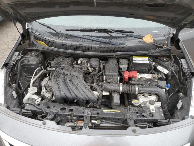 3N1CN7AP5HL856883 - 2017 NISSAN VERSA S GRAY photo 11