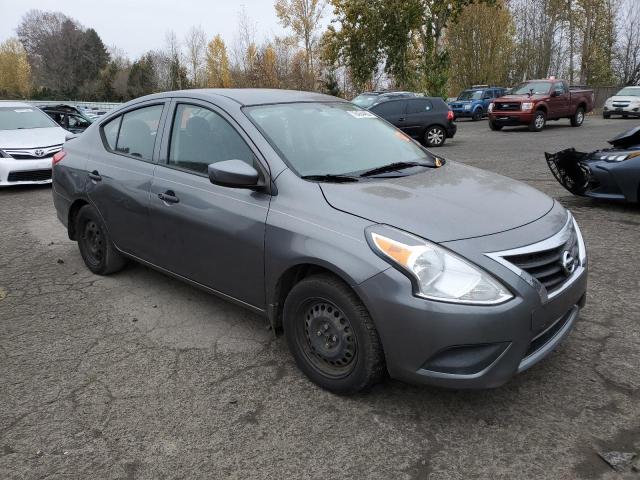 3N1CN7AP5HL856883 - 2017 NISSAN VERSA S GRAY photo 4