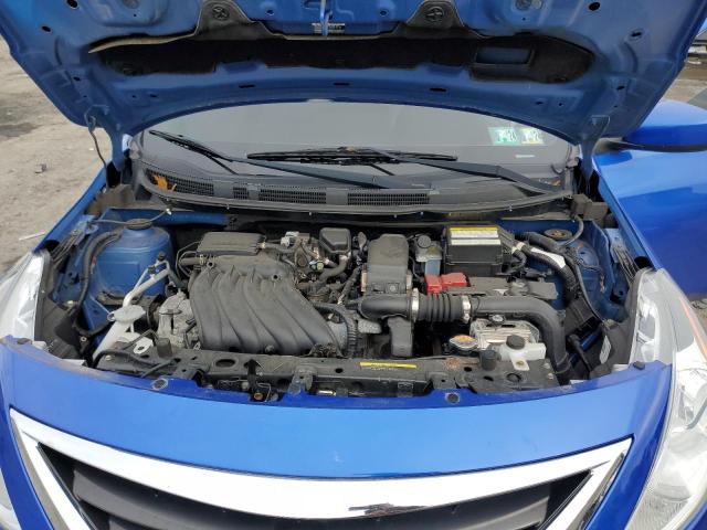 3N1CN7AP1GL803130 - 2016 NISSAN VERSA S BLUE photo 11