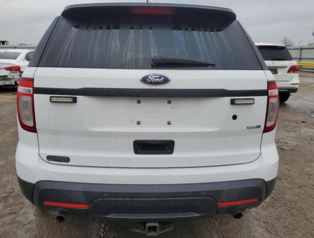 1FM5K8AR3DGA80494 - 2013 FORD EXPLORER POLICE INTERCEPTOR 白色 照片 6
