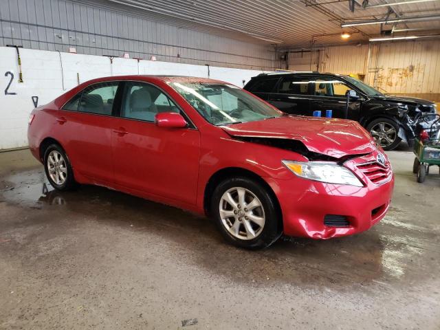 4T4BF3EK9BR146557 - 2011 TOYOTA CAMRY BASE RED photo 4