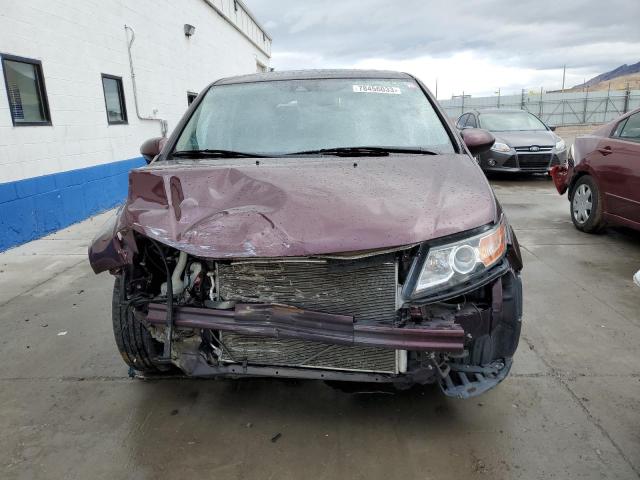 5FNRL5H64FB043917 - 2015 HONDA ODYSSEY EXL BURGUNDY photo 5