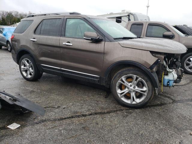 1FM5K8F80FGC69994 - 2015 FORD EXPLORER LIMITED BROWN photo 4