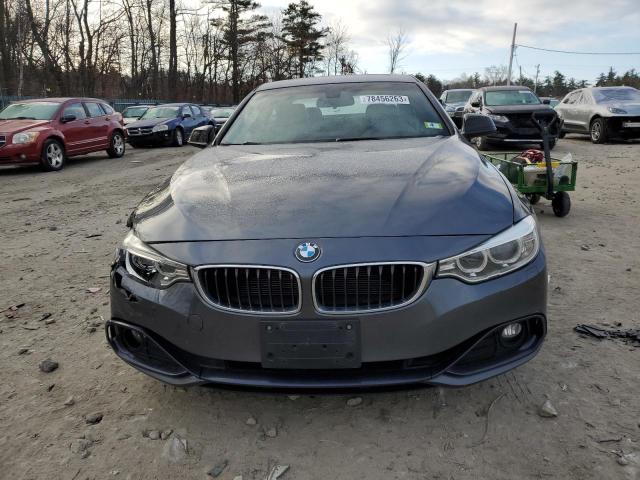 WBA3N9C53EK245779 - 2014 BMW 428 XI GRAY photo 5