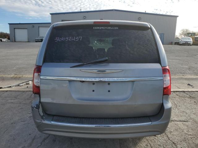 2C4RC1BG6DR667956 - 2013 CHRYSLER TOWN & COU TOURING ვერცხლისფერი ფოტო 6