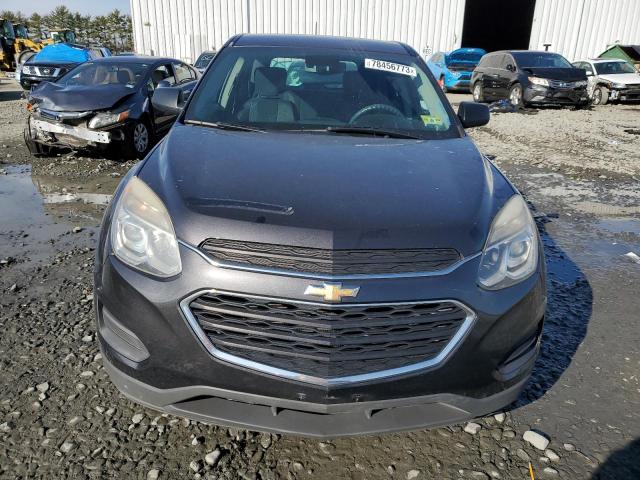 1GNFLEEKXGZ104940 - 2016 CHEVROLET EQUINOX LS BLACK photo 5