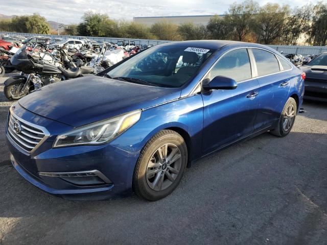 5NPE24AFXFH014641 - 2015 HYUNDAI SONATA SE BLUE photo 1