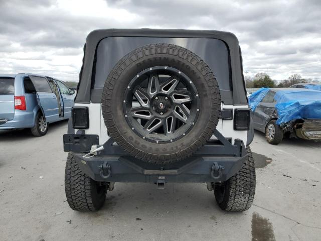 1C4AJWAG4FL736530 - 2015 JEEP WRANGLER SPORT WHITE photo 6