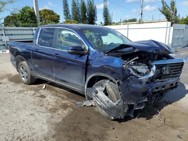 5FPYK3F59PB057057 - 2023 HONDA RIDGELINE RTL BLUE photo 4