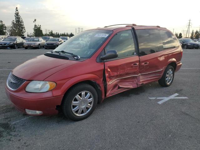 2C8GP64L23R362440 - 2003 CHRYSLER TOWN & COU LIMITED RED photo 1