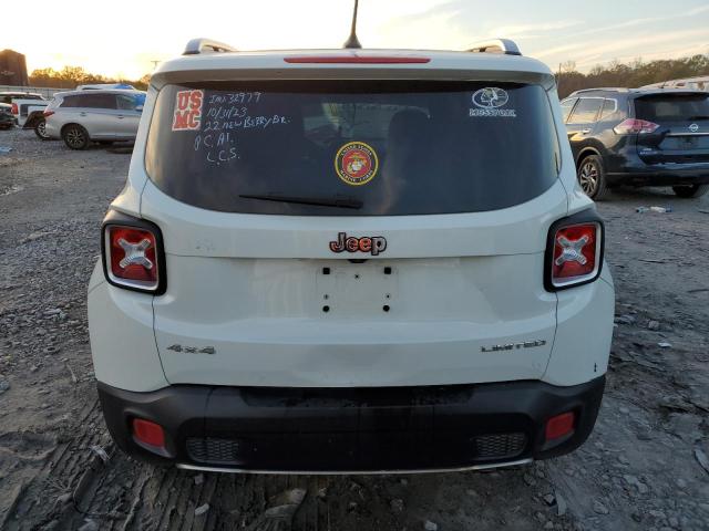 ZACCJBDT2GPD23402 - 2016 JEEP RENEGADE LIMITED WHITE photo 6