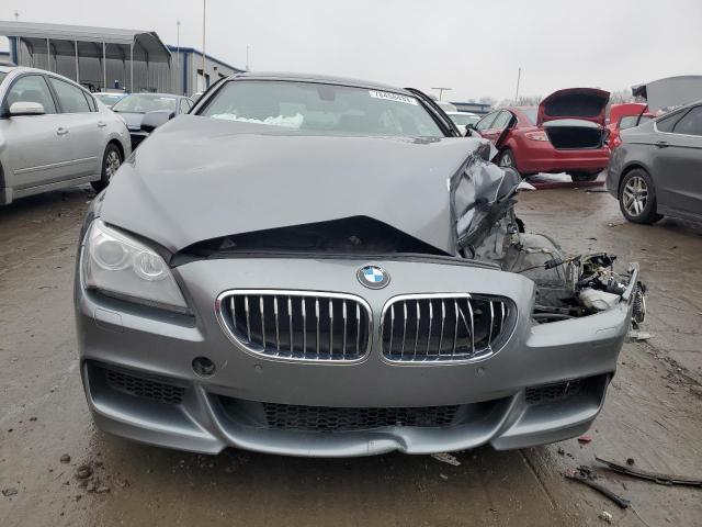 WBA6B8C57ED452664 - 2014 BMW 640 XI GRAN COUPE GRAY photo 5