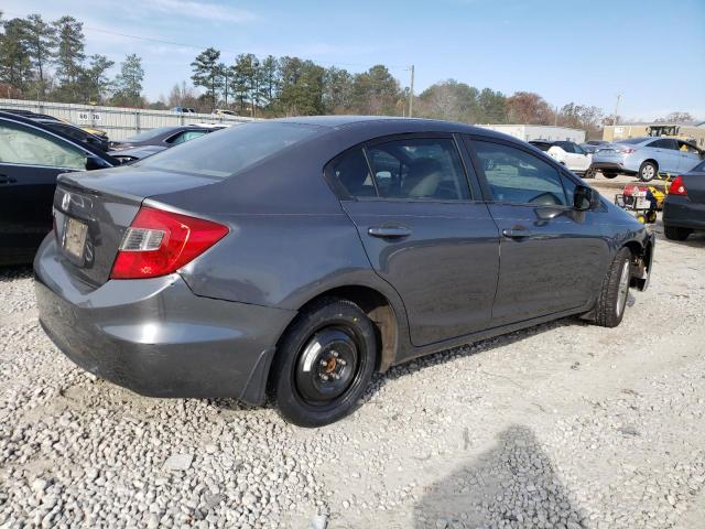 19XFB2F8XCE025190 - 2012 HONDA CIVIC EX GRAY photo 3