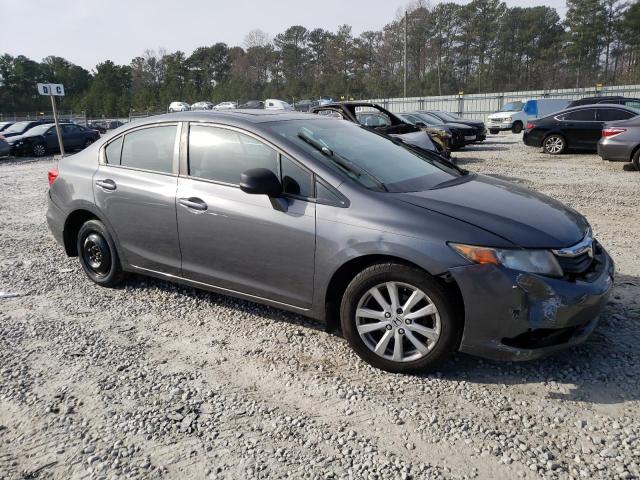 19XFB2F8XCE025190 - 2012 HONDA CIVIC EX GRAY photo 4