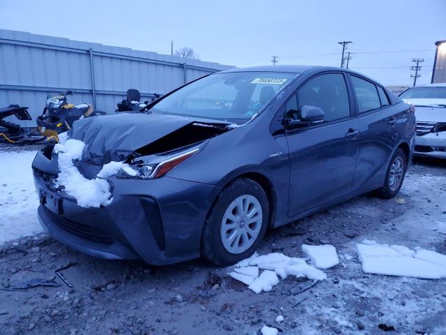 JTDKARFU2L3115030 - 2020 TOYOTA PRIUS L GRAY photo 1