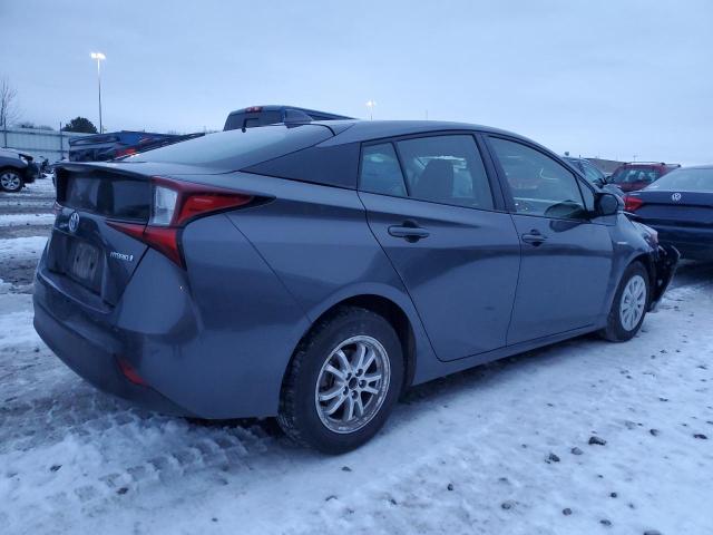 JTDKARFU2L3115030 - 2020 TOYOTA PRIUS L GRAY photo 3