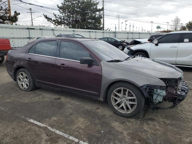 3FAHP0HA9BR208253 - 2011 FORD FUSION SE MAROON photo 4